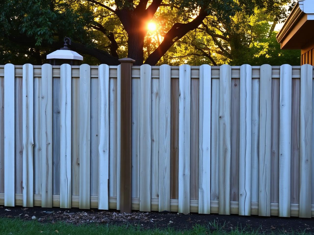 Fence rebuild and pressure wash